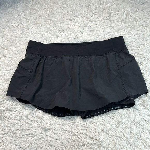 Lululemon Final Lap Skirt Black - Picture 1 of 7
